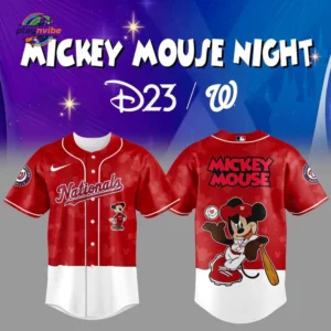 Washington Nationals X Mickey Mouse Limited Baseball Jersey Fan Collection
