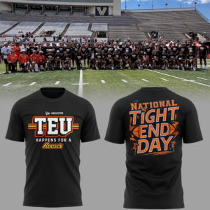 Teu Happens Reeses National Tight End Day 2026 Graphic T-Shirt Collection
