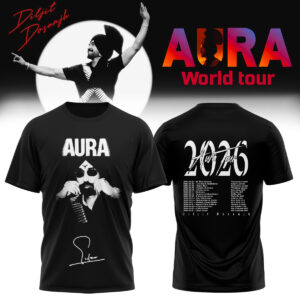 Diljit Dosanjh Aura World Tour 2026 Official Graphic T-Shirt Collection