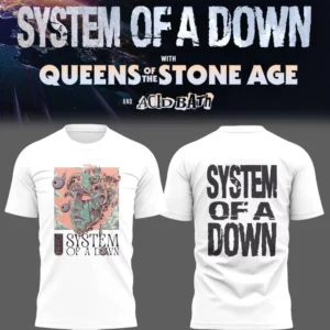 System Of A Down Uk Europe Stadium Tour 2026 Official Graphic T-Shirt