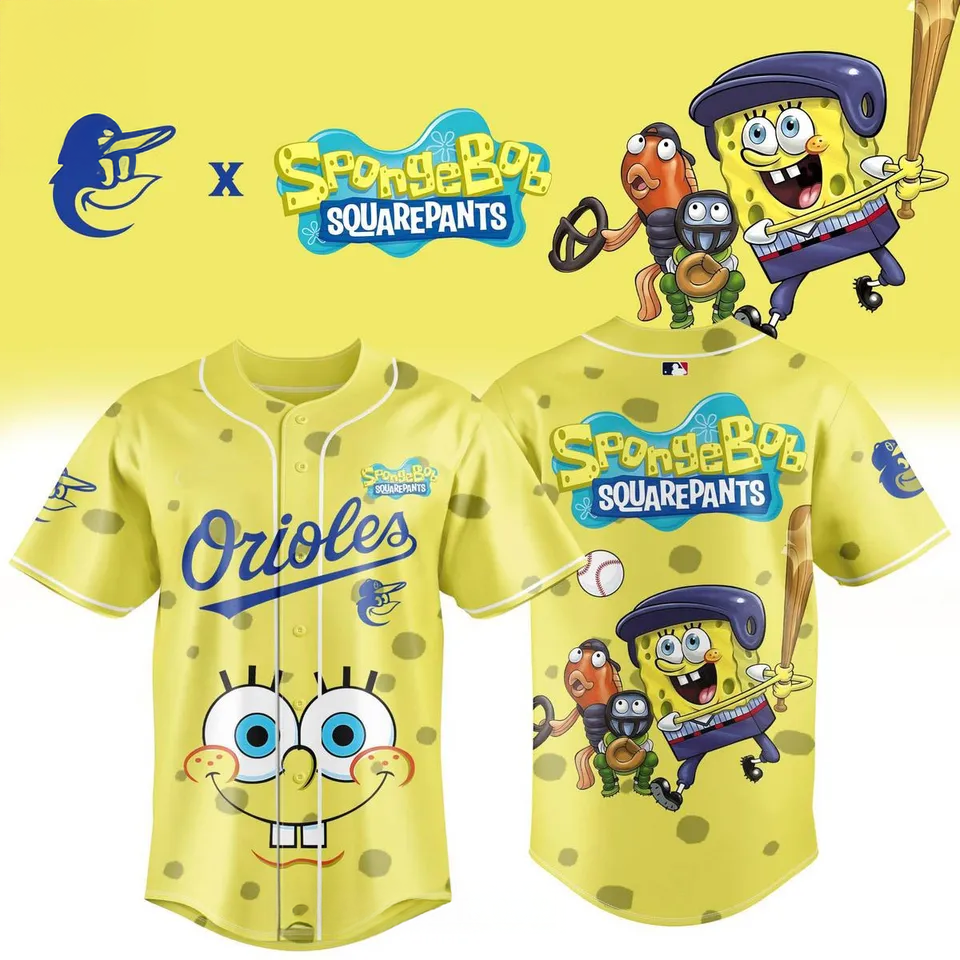Baltimore Orioles Spongebob Squarepants 2026 Night Baseball Jersey