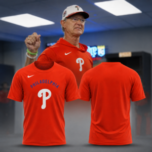 2026 Philadelphia Phillies Red Baseball Performance T-Shirt Mlb Fan Tee Gift For Baseball Fans