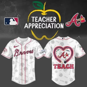 Atlanta Braves Teacher Appreciation Honor Day Baseball Jersey