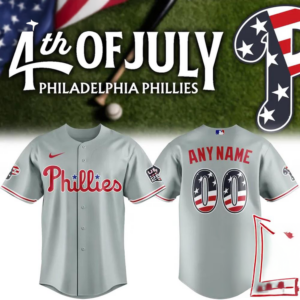 Philadelphia Phillies Usa 250 Fourth Of July Stadium Baseball Jersey Edition