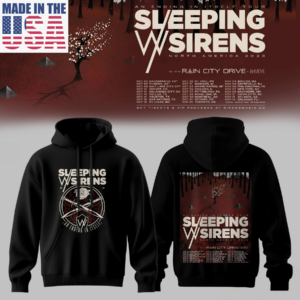 Sleeping With Sirens 2026 Official Concert Hoodie Premium Fan Apparel