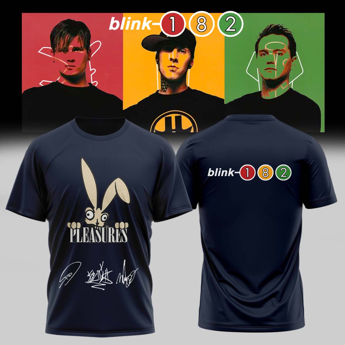 Blink 182 Take Off Your Pants And Jacket Limited Concert Graphic T-Shirt