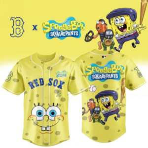 Boston Red Sox Spongebob Squarepants 2026 Night Baseball Jersey
