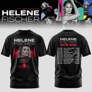 Helene Fischer 360 Stadium Tour 2026 Limited Fan Graphic Shirt