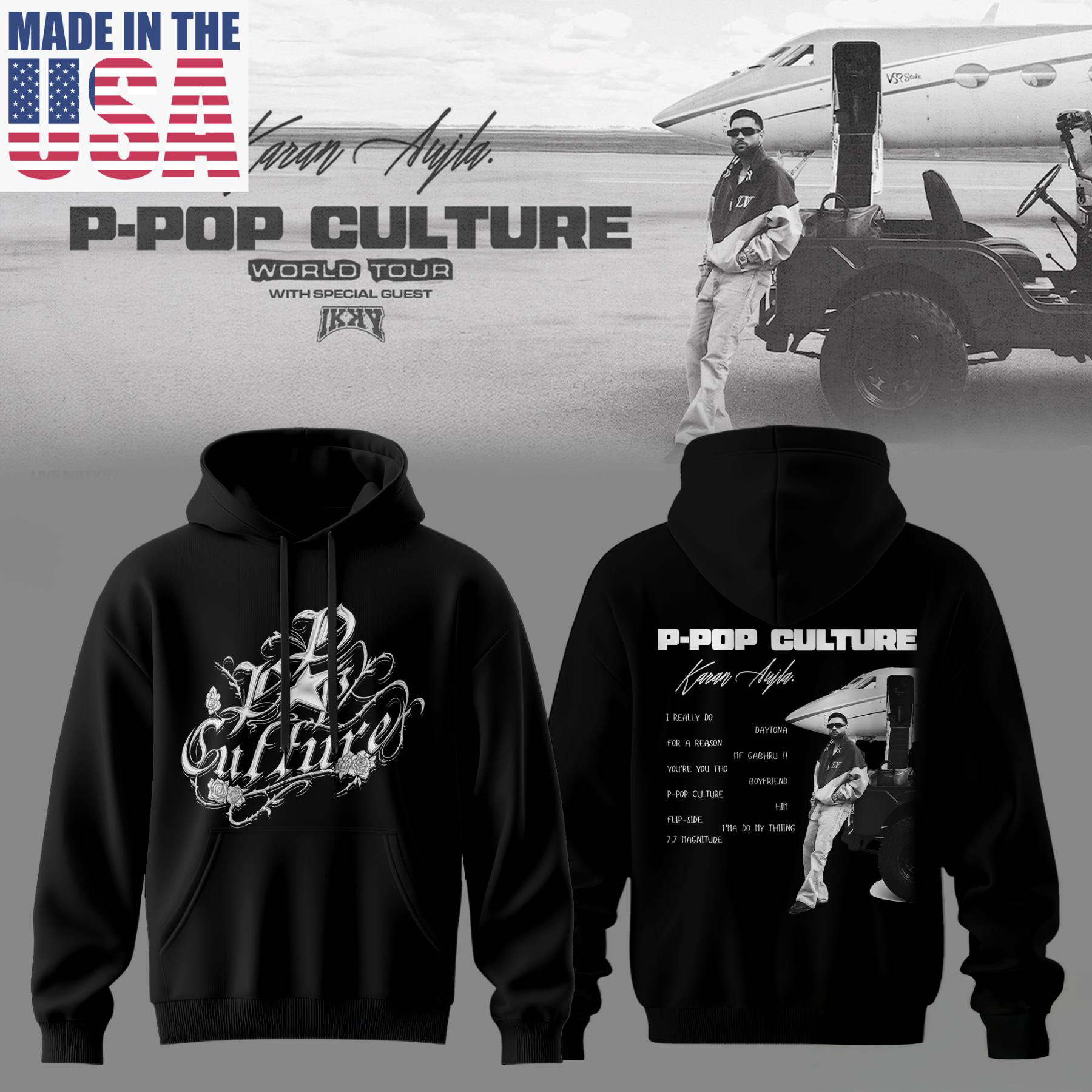 Ppop Culture Shadow Hoodie Limited Fan Apparel Collector Collection