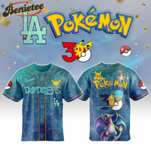 All Mlb Teams X Pokemon Day Limited Edition Dodgers Jersey