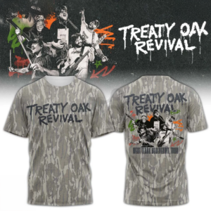 Treaty Oak Revival West Texas Degenerate Tour Camo Graphic T-Shirt