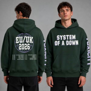 System Of A Down Eu Uk Tour 2026 Premium Concert Hoodie Collection