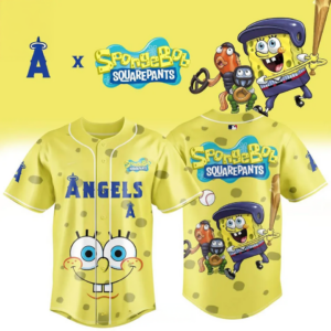 Los Angeles Angels Spongebob Squarepants 2026 Night Game Baseball Jersey