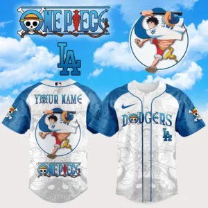 Los Angeles Dodgers One Piece Night 2026 Custom Name Baseball Jersey Edition