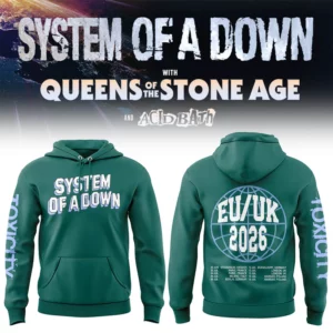 System Of A Down Uk Europe Stadium Tour 2026 Collector Fan Hoodie Edition