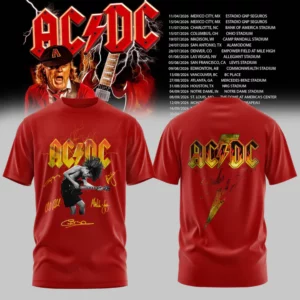 Ac Dc Power Up Tour 2026 Premium Fan Graphic T-Shirt Edition