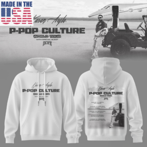 Ppop Culture Signature White Hoodie Limited Edition Fan Collection
