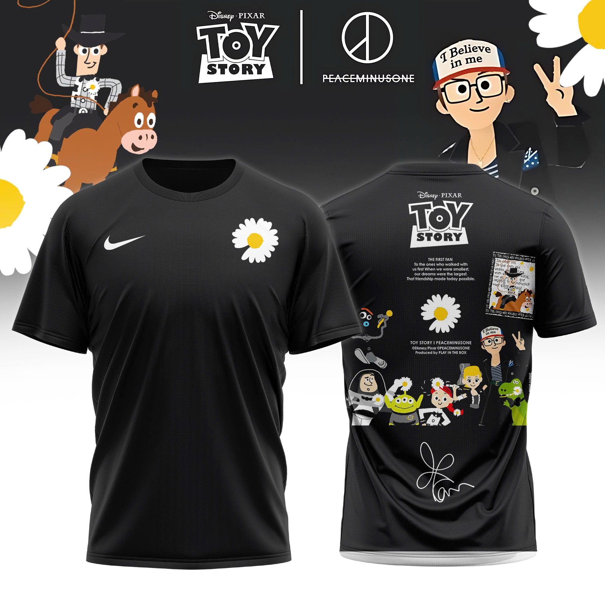 G Dragon Peaceminusone X Toy Story Premium Graphic T-Shirt Collection