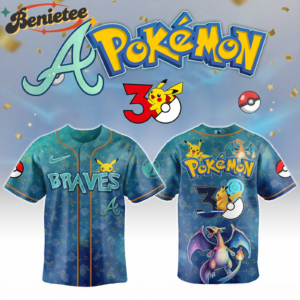 All Mlb Teams X Pokemon Day Limited Edition Braves Jersey