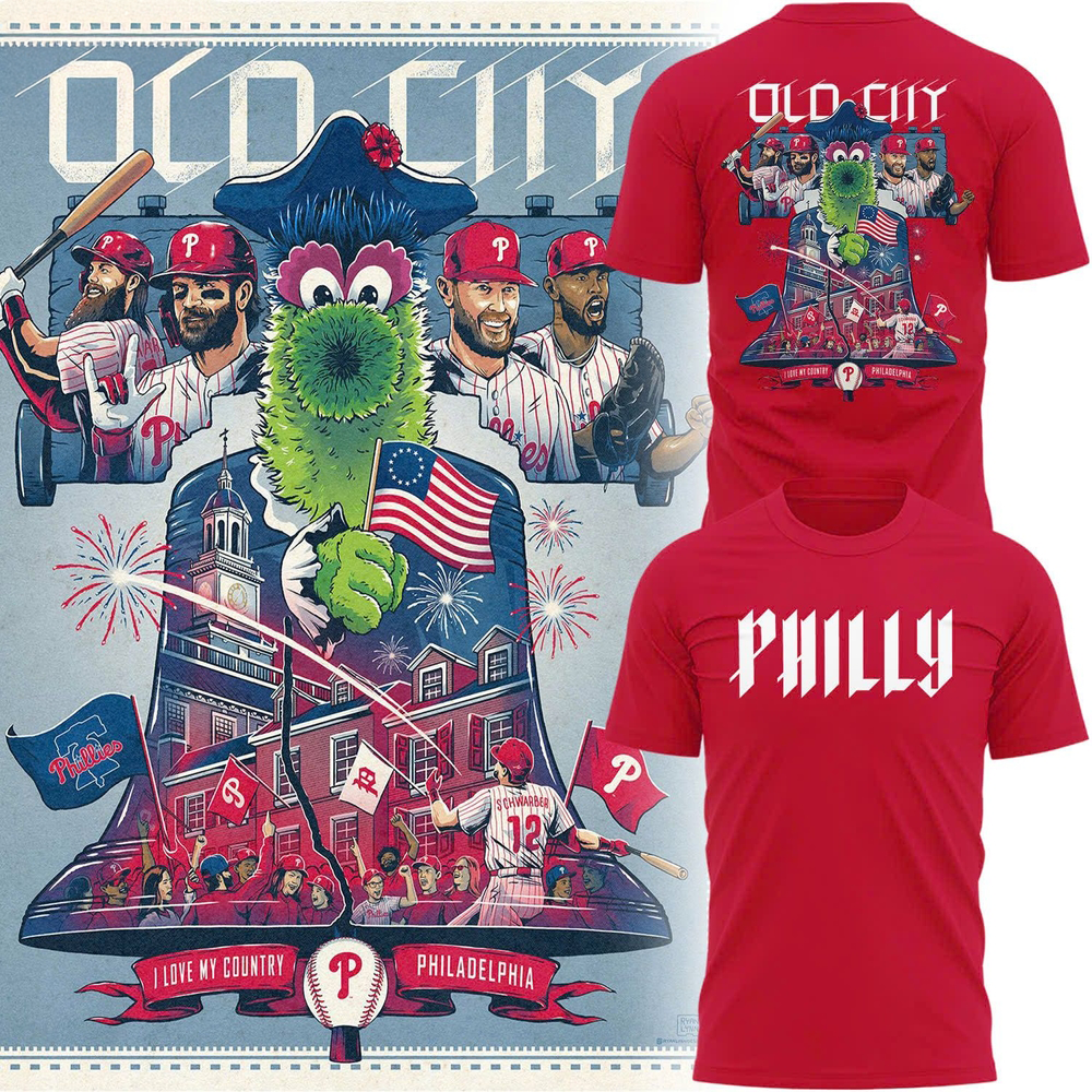 Philadelphia Phillies Old City Premium Graphic T-Shirt Collection
