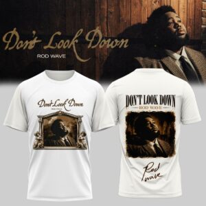 Rod Wave Dont Look Down Tour 2026 Premium Fan Graphic T-Shirt