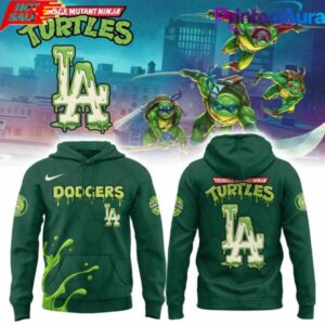 Los Angeles Dodgers X Teenage Mutant Ninja Turtles Graphic Fan Hoodie
