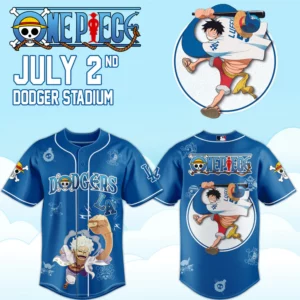 Los Angeles Dodgers One Piece Night 2026 Premium Fan Baseball Jersey