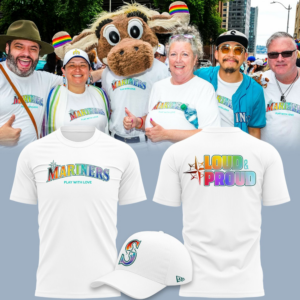 Seattle Mariners Loud And Proud Pride Night 2026 Graphic T-Shirt