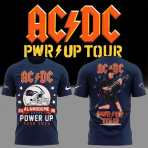 Ac Dc X Utsa Roadrunners Football Power Up Tour 2026 Graphic T-Shirt