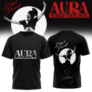 Diljit Dosanjh Aura World Tour 2026 Premium Fan Graphic T-Shirt