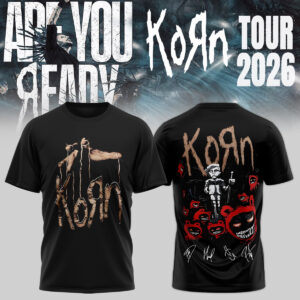 Korn Are You Ready Limited Edition Graphic T-Shirt Merchandise