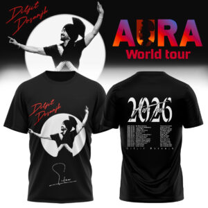 Diljit Dosanjh Aura World Tour 2026 Premium Concert Graphic T-Shirt2