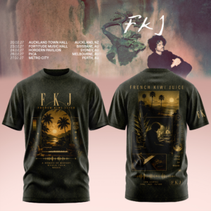 Fkj Aunz Tour 2027 Premium Concert Graphic T-Shirt