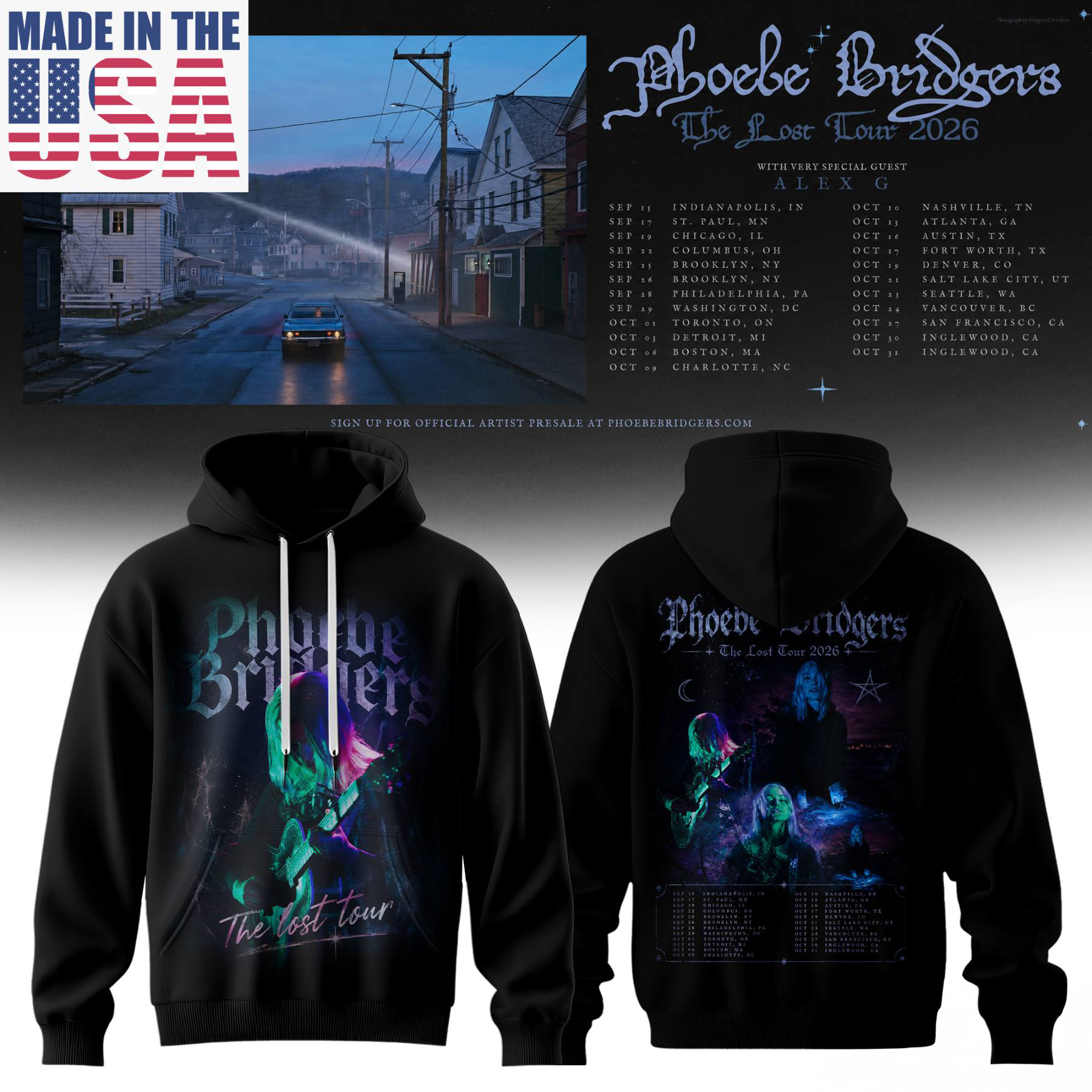 The Lost Tour Blue Hour Collector Fan Hoodie Limited Edition