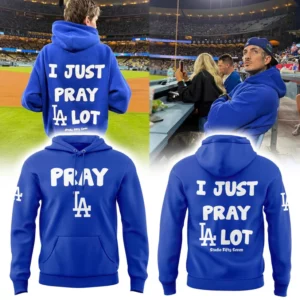 I Just Pray La Dodgers Hoodie Faith Streetwear Limited Edition Fan Gift