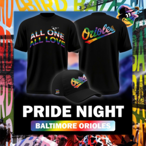 Baltimore Orioles Pride Night 2026 Limited Graphic Fan T-Shirt Collection