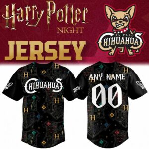 El Paso Chihuahuas Harry Potter Night Game 2026 Baseball Jersey Special Edition