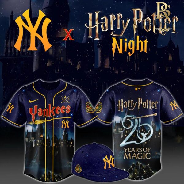 New York Yankees Harry Potter Night 2026 Custom Baseball Jersey Fan Collection