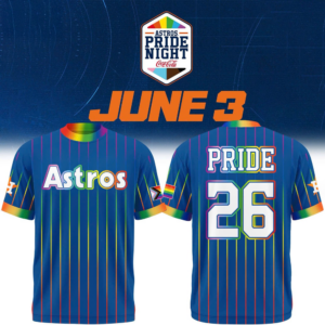 Houston Astros Pride Night 2026 Limited Graphic T-Shirt Collection