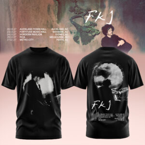 Fkj Aunz Tour 2027 Official Graphic T-Shirt Collection