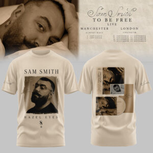 Sam Smith To Be Free Collection Official Graphic T-Shirt