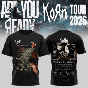 Korn Are You Ready Premium Concert Graphic T-Shirt Edition