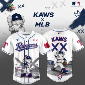 Texas Rangers X Kaws 2026 Limited Baseball Jersey Fan Collection