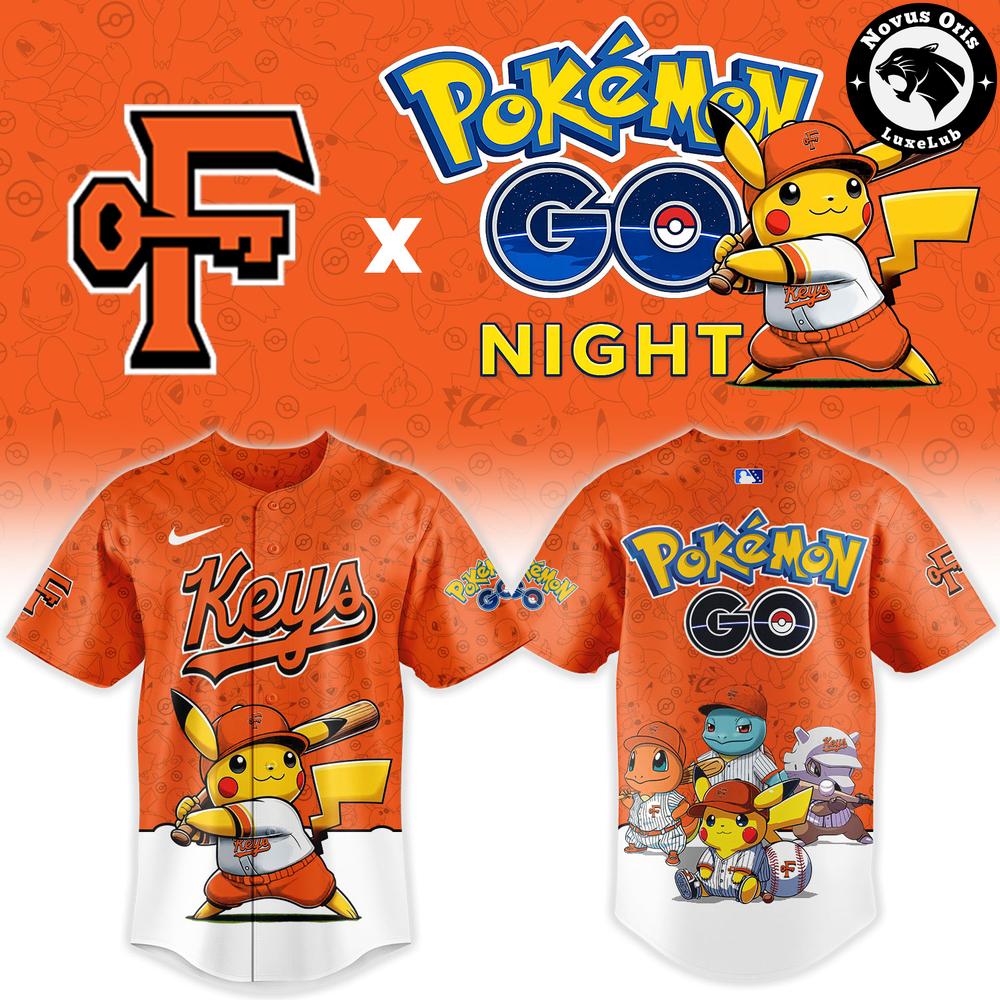 Frederick Keys Pokemon Go Night Game 2026 Limited Baseball Jersey Collector