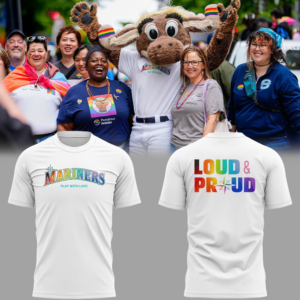 Seattle Mariners Loud And Proud Pride Night 2026 Graphic T-Shirt V2