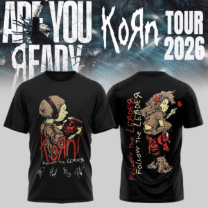 Korn Are You Ready Exclusive Rock Band Graphic T-Shirt