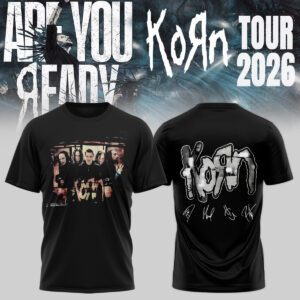 Korn Are You Ready Official Signature Graphic T-Shirt Collection
