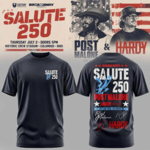 Salute 250 Columbus Ohio Official Merchandise Graphic T-Shirt