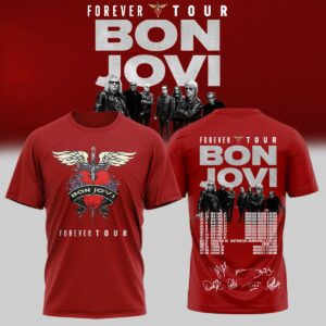 Bon Jovi Forever Tour 2026 Premium Concert Graphic Fan Shirt