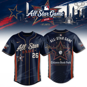 Milwaukee Brewers 2026 Mlb All Star Game Navy Blue Baseball Jersey Fan Edition